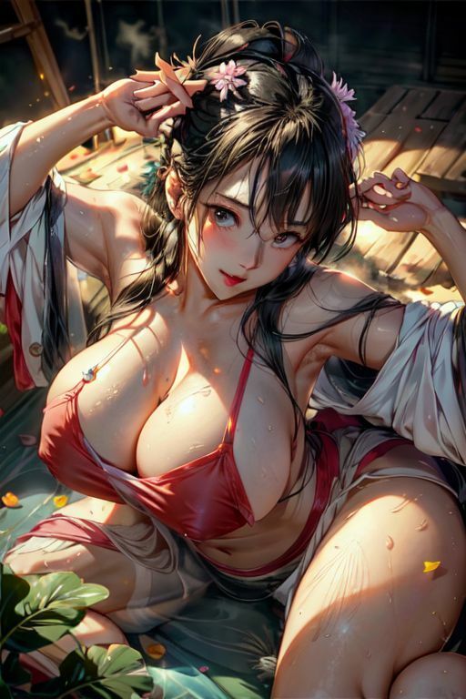 サンプル画像1:爆乳AIどすけべチャイナ下着1(AI出版) [d_337759]