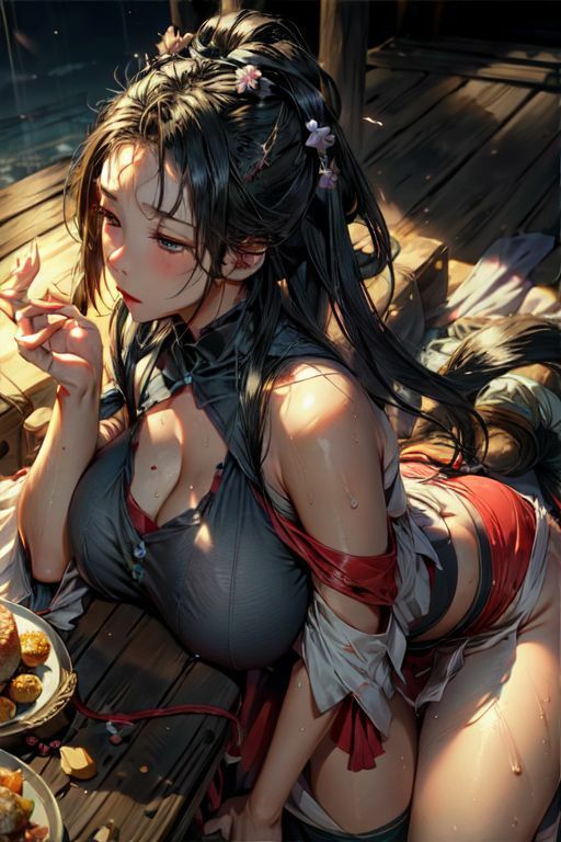 サンプル画像2:爆乳AIどすけべチャイナ下着1(AI出版) [d_337759]