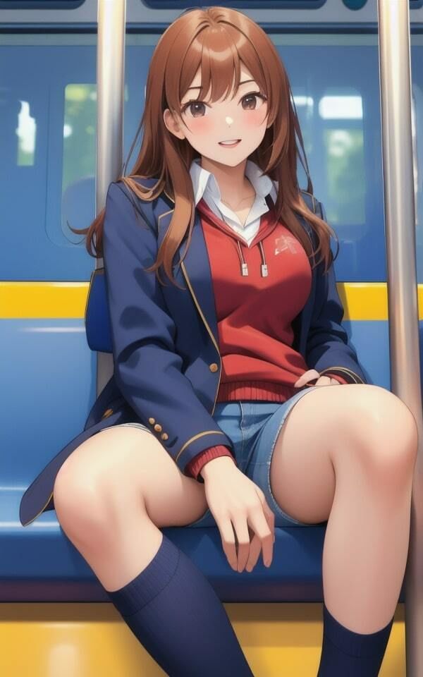 サンプル画像4:挑発してくるえちえちJKを激写83連発(えいあい出版) [d_337784]