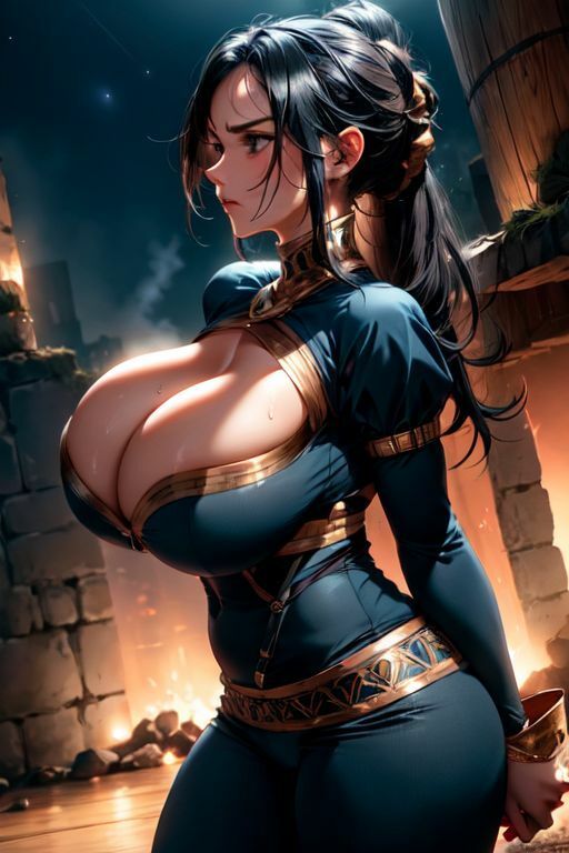 サンプル画像3:爆乳AIハイカットアーマー1(AI出版) [d_337817]