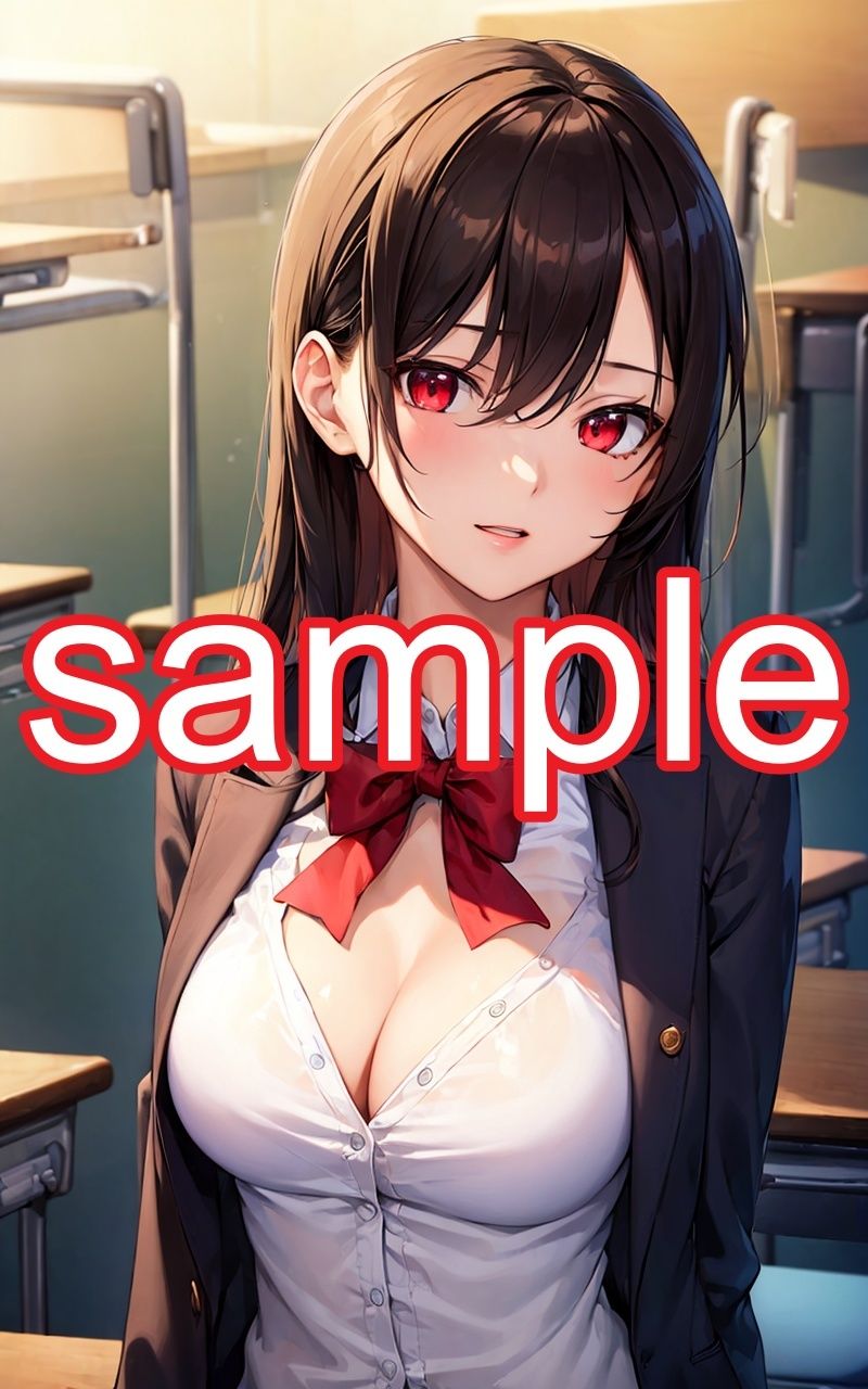 サンプル画像1:黒髪JKのえちえちイラスト集-正〇位編(うにのてりやき) [d_337819]