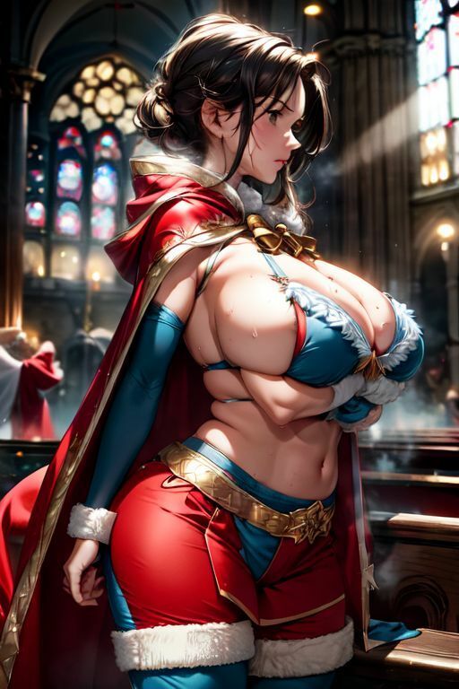 爆乳AIクリスマスビキニ1のサンプル画像 6