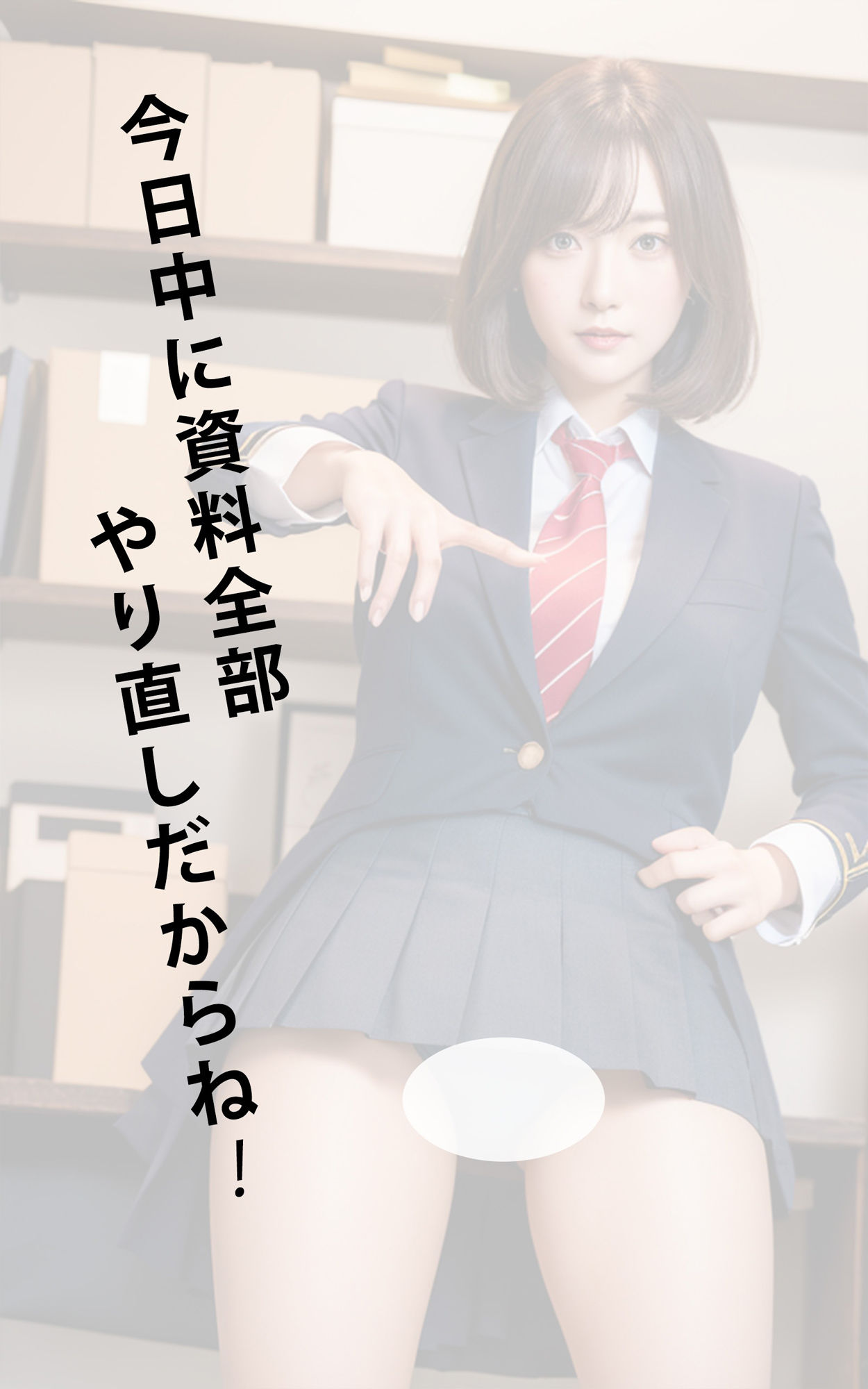 サンプル画像1:会社天国 あれっ！ 見えてますよ？？？(レモネード) [d_337822]