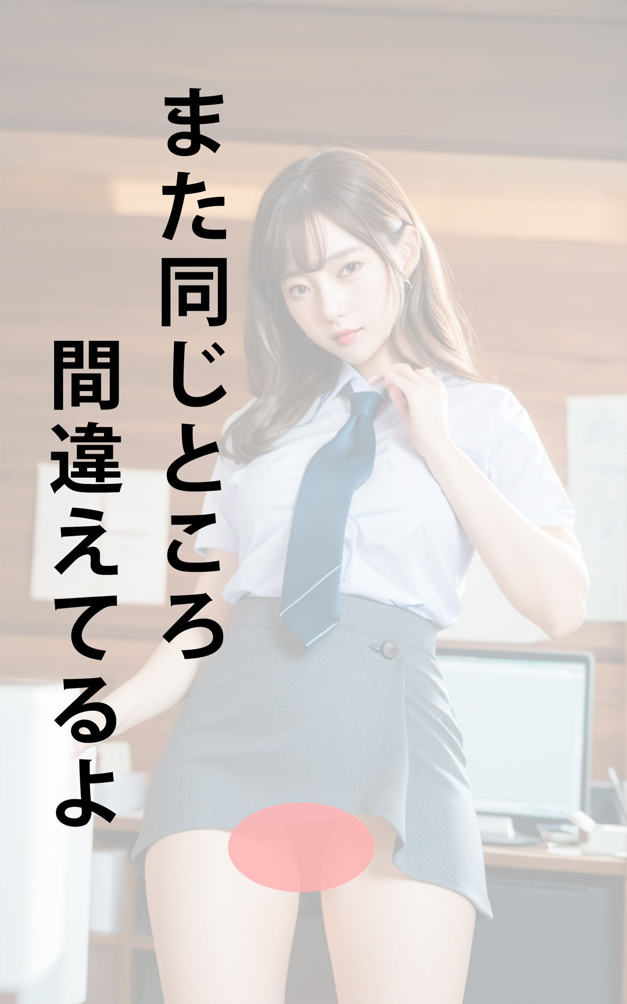 サンプル画像2:会社天国 あれっ！ 見えてますよ？？？(レモネード) [d_337822]