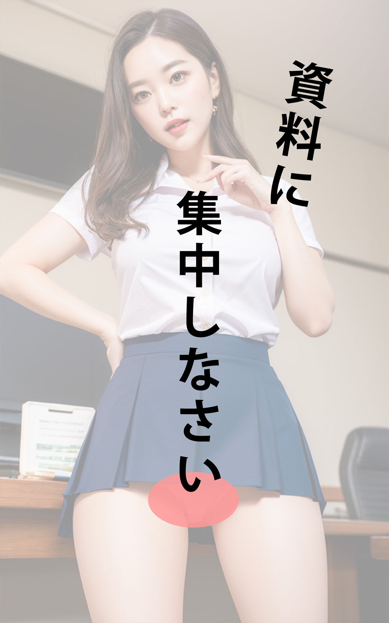 サンプル画像4:会社天国 あれっ！ 見えてますよ？？？(レモネード) [d_337822]