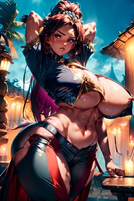 爆乳AIクロップシャツ下乳1のサンプル画像 6