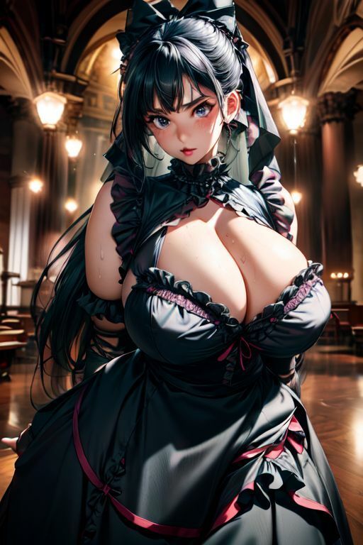 爆乳AIゴーストパンクガール1のサンプル画像 6