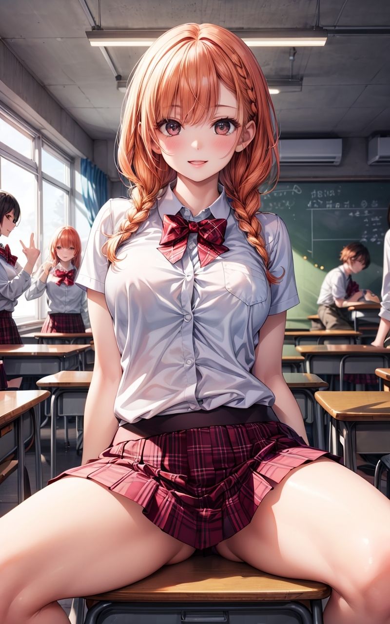 サンプル画像2:グラビア＆裏画像 JKアイドル 秋山まなつ(AIらぼんぬ) [d_337851]