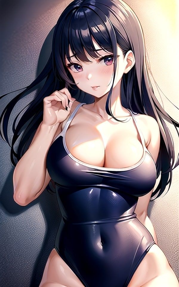 サンプル画像1:スク水女子 美少女図鑑(AIdoujin) [d_337859]