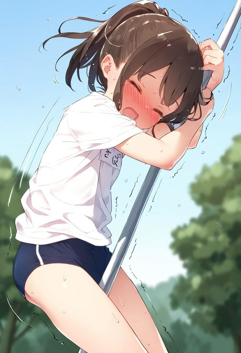 サンプル画像2:体育の時間、性の目覚め、のぼり棒オナニー(新井愛) [d_337864]