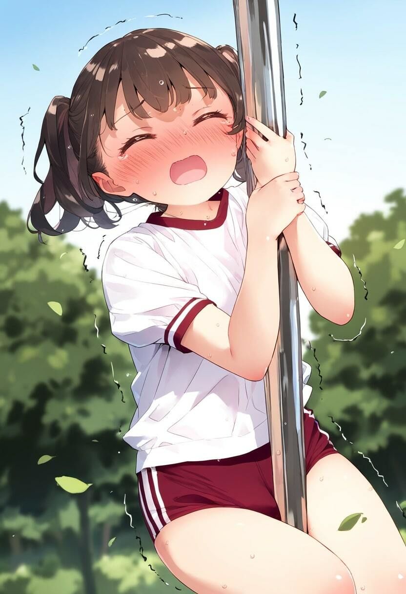 サンプル画像3:体育の時間、性の目覚め、のぼり棒オナニー(新井愛) [d_337864]