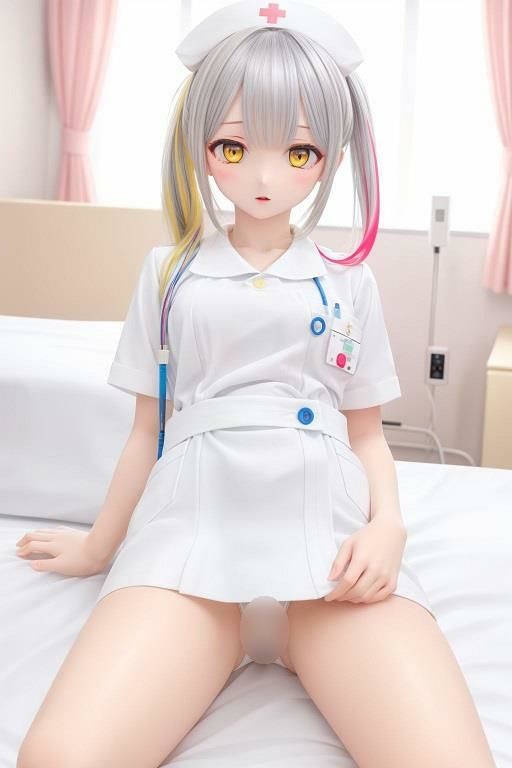 サンプル画像1:ナースの座りパンチラ2(D.P.H.) [d_337872]