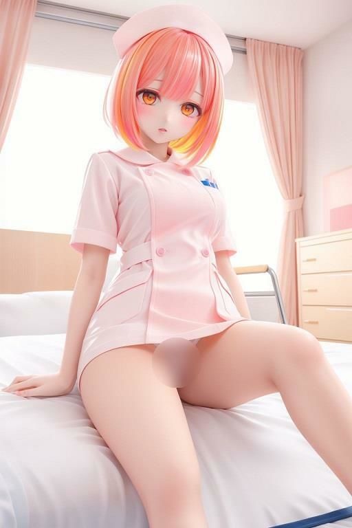 サンプル画像2:ナースの座りパンチラ2(D.P.H.) [d_337872]