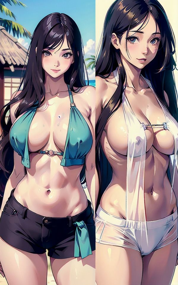 サンプル画像4:巨乳ランジェリー美女の誘惑(AI美女LABO.15) [d_337878]