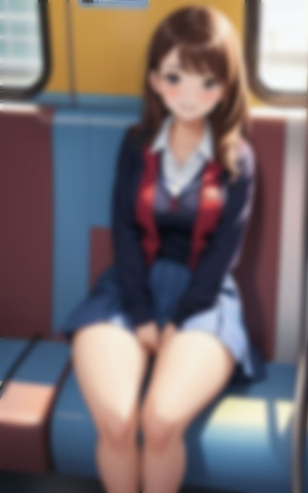 サンプル画像2:通学電車で会う…あの娘はなんで足をM字にしらいているのだろう…(妄想-LABO) [d_337902]