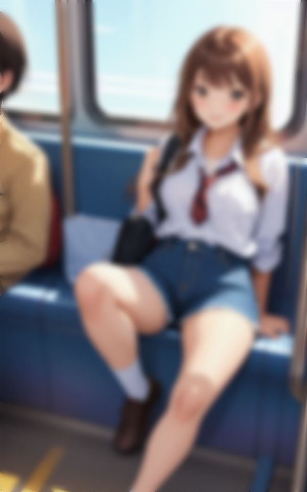 サンプル画像3:通学電車で会う…あの娘はなんで足をM字にしらいているのだろう…(妄想-LABO) [d_337902]