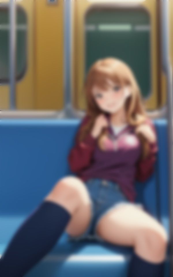 サンプル画像4:通学電車で会う…あの娘はなんで足をM字にしらいているのだろう…(妄想-LABO) [d_337902]