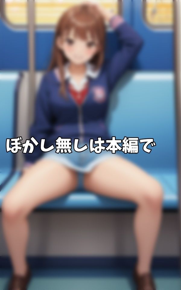 サンプル画像6:通学電車で会う…あの娘はなんで足をM字にしらいているのだろう…(妄想-LABO) [d_337902]