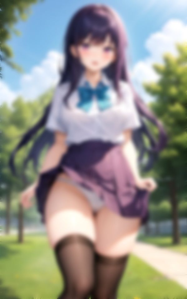 JKちらっ〜見せつけるパンツの色は七色〜