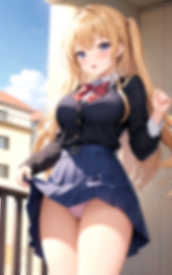 サンプル画像4:JKちらっ〜見せつけるパンツの色は七色〜(高画質-LABO) [d_337917]