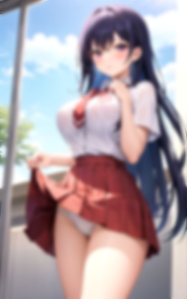 サンプル画像5:JKちらっ〜見せつけるパンツの色は七色〜(高画質-LABO) [d_337917]