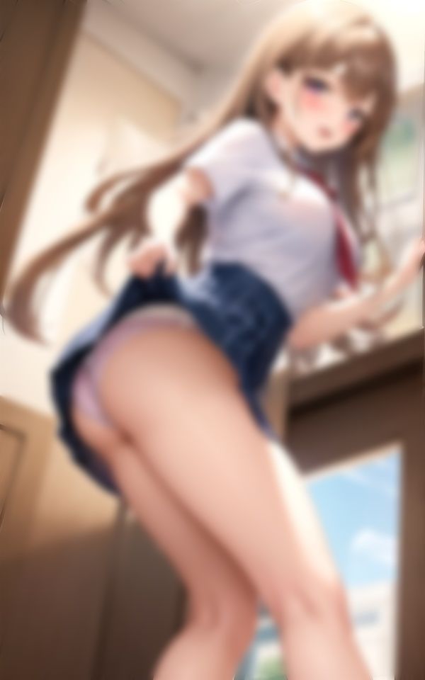 JKちらっ〜見せつけるパンツの色は七色〜