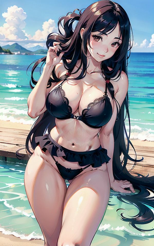 サンプル画像1:巨乳すぎる美女たちのHな誘惑(AI美女LABO.3) [d_337930]