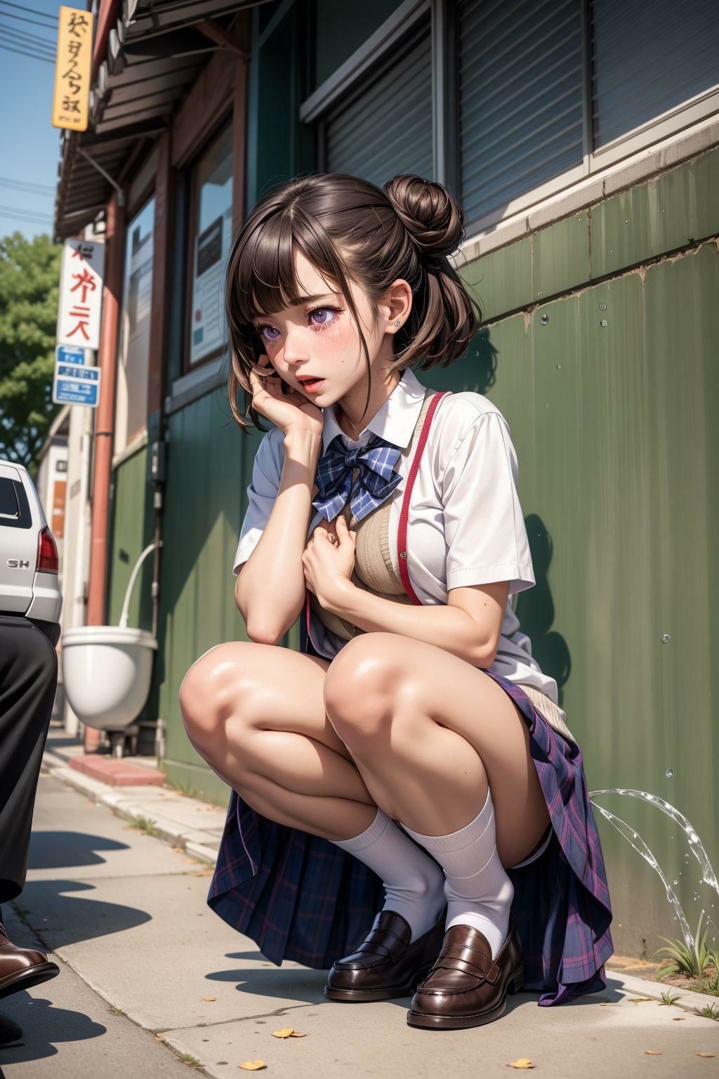 サンプル画像1:少女たちのおしっこ事情(ネオンノクターン) [d_337946]