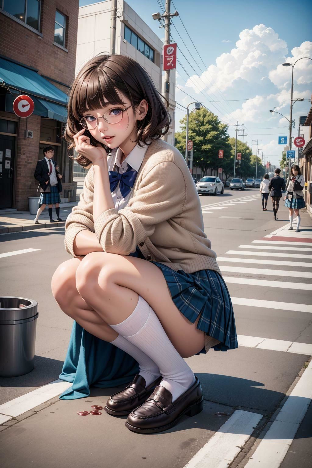 サンプル画像2:少女たちのおしっこ事情(ネオンノクターン) [d_337946]