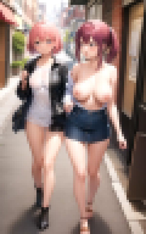 サンプル画像1:露出魔しかいない世界(レモンガールズ) [d_337979]