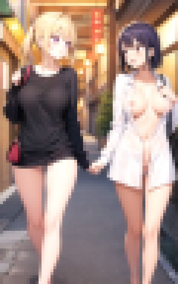 サンプル画像4:露出魔しかいない世界(レモンガールズ) [d_337979]