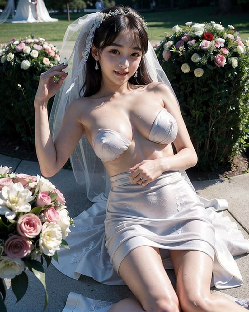 サンプル画像3:ウェディングドレス（59枚）(kohane@AI girl) [d_338094]