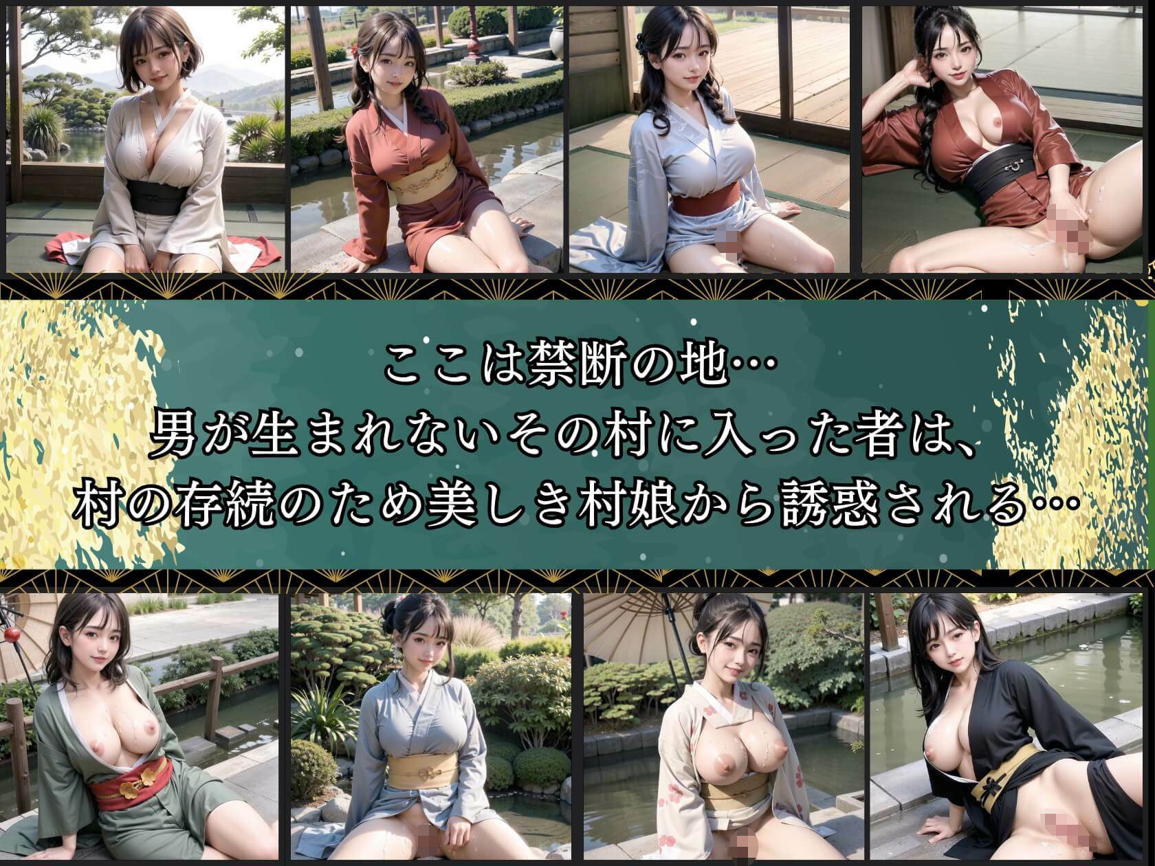 サンプル画像1:精液を搾り取る美しき村娘達4【豪華CG210枚収録】(おねだり本舗) [d_338156]