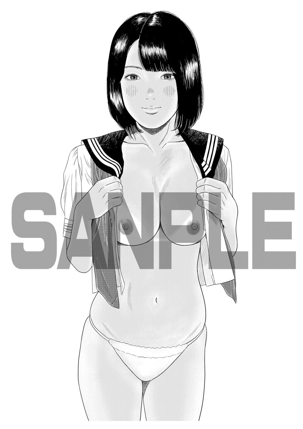 サンプル画像5:美少女羞恥、開脚、破廉恥図画集 vol.7(あんくカフェ) [d_338295]