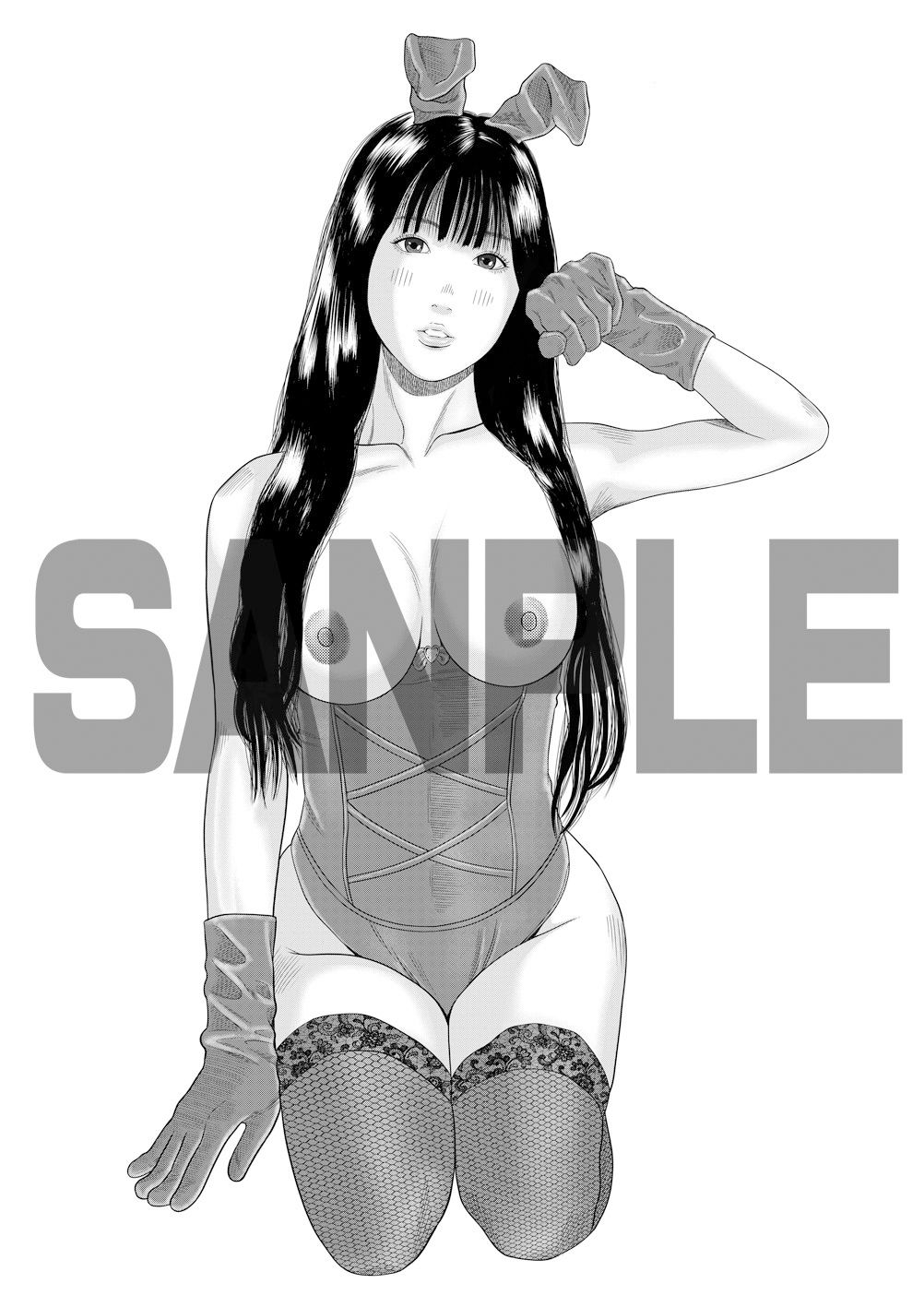 サンプル画像6:美少女羞恥、開脚、破廉恥図画集 vol.7(あんくカフェ) [d_338295]