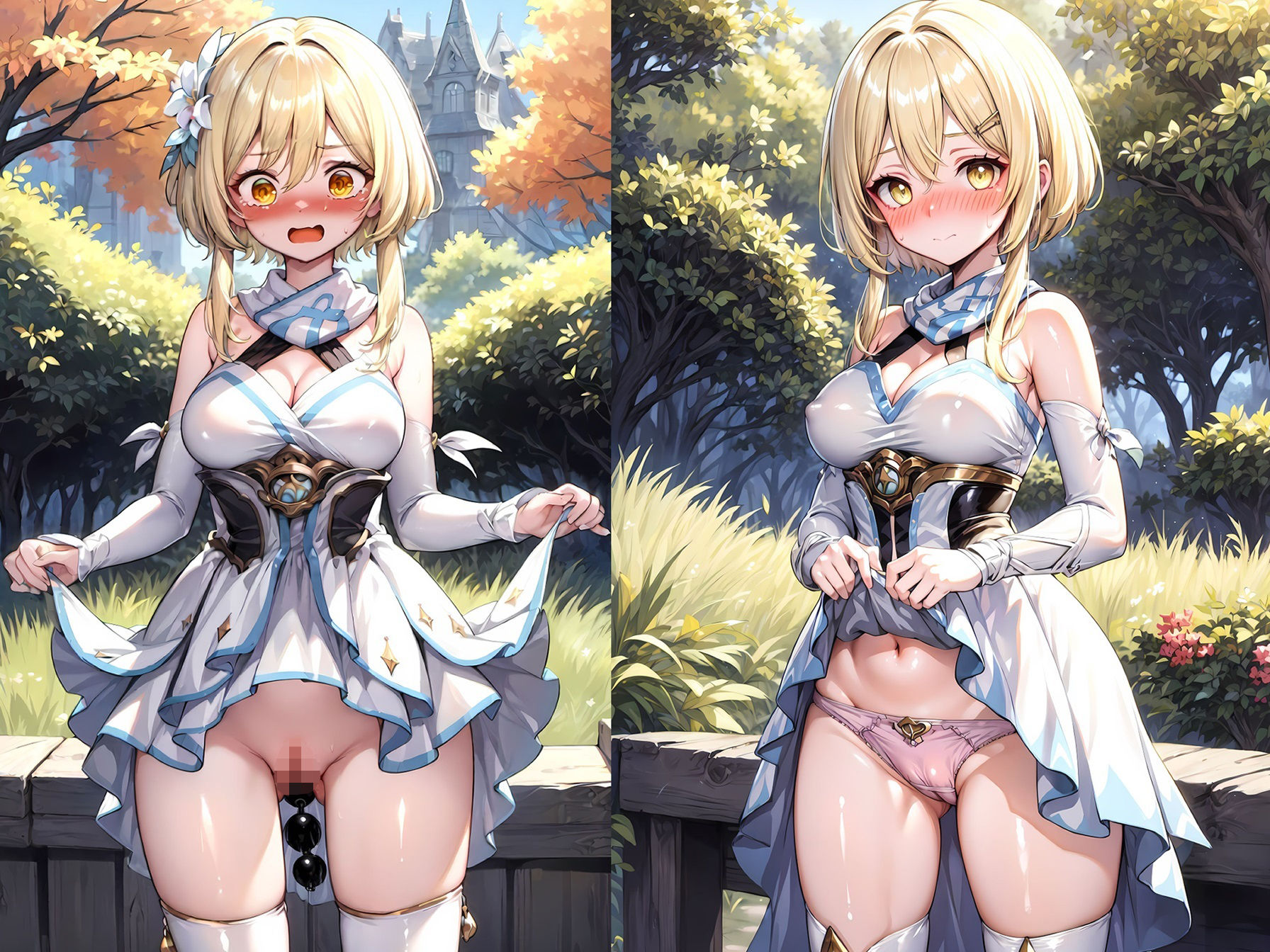 サンプル画像2:旅人の敗北野外公開プレイ(かずな屋) [d_338335]