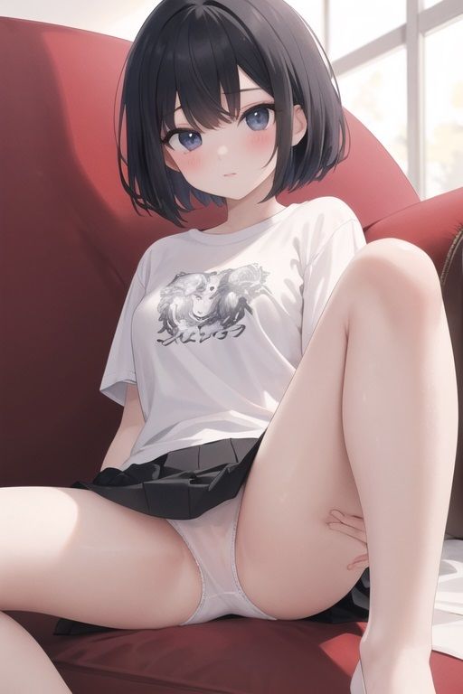 サンプル画像5:屈辱のパンチラ〜黒髪白T美少女編〜(poichi factory) [d_338401]