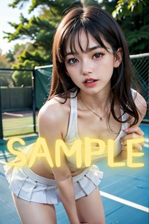 サンプル画像3:セクハラ指導でメキメキ上達？脱衣テニス教室(カスタードパイ) [d_338407]