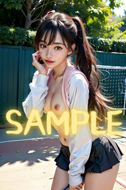 サンプル画像5:セクハラ指導でメキメキ上達？脱衣テニス教室(カスタードパイ) [d_338407]