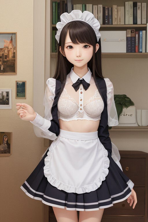 サンプル画像6:メイドの誘惑(ハーレム神) [d_338412]