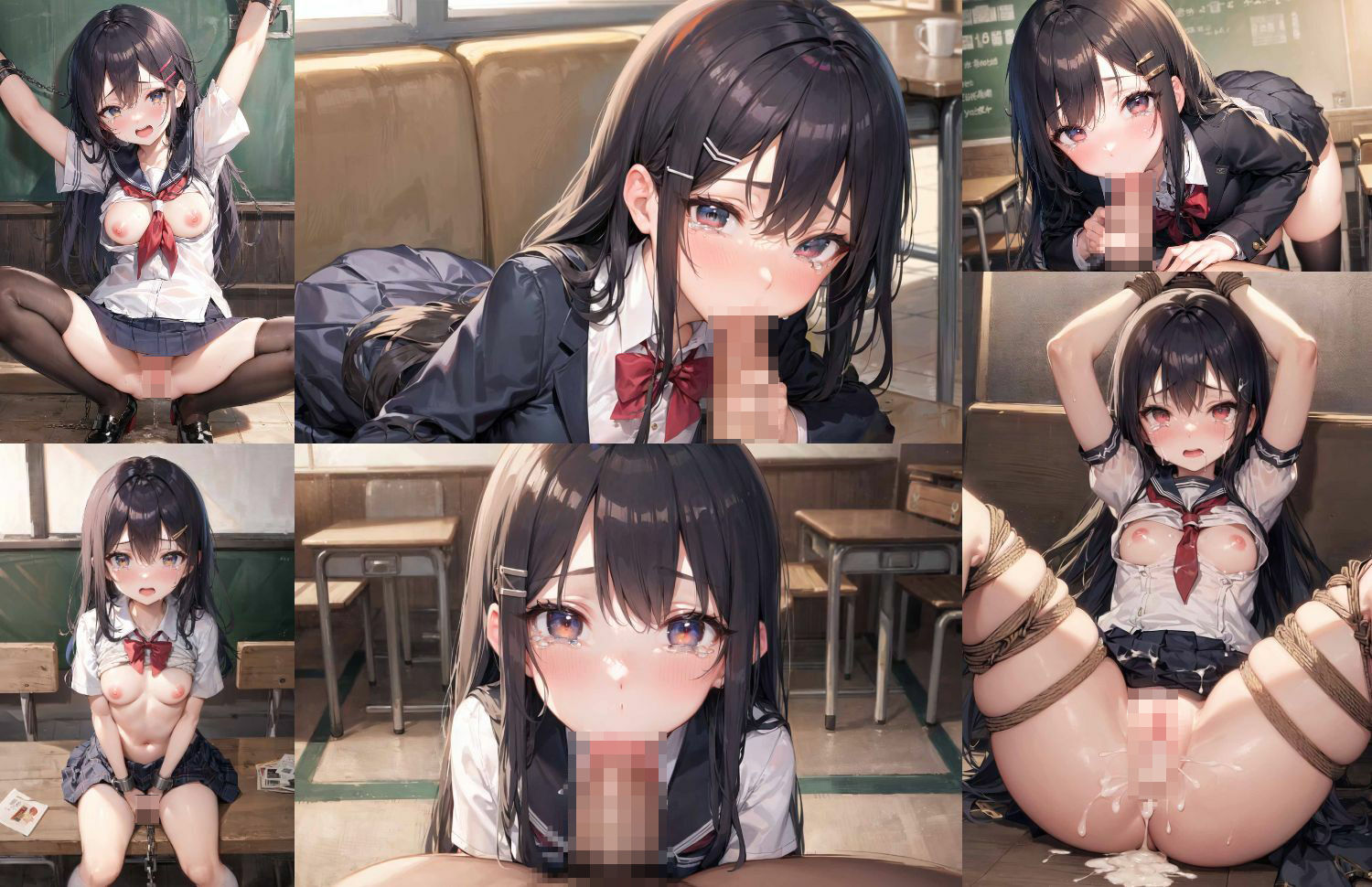 サンプル画像5:抵抗できない制服ロリ娘(すもぽん) [d_338457]