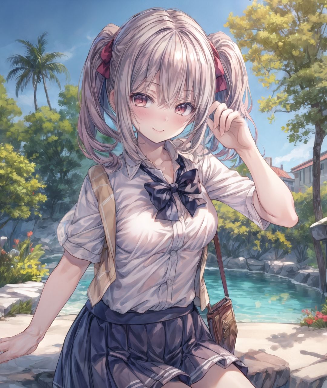 サンプル画像5:美少女たちのひととき・天〇一夏(Aark) [d_338461]