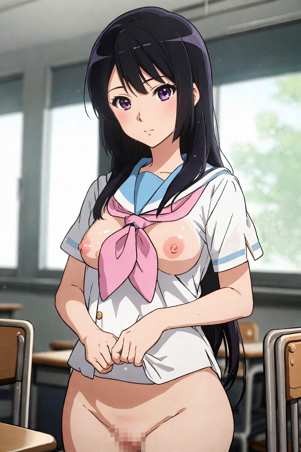 サンプル画像1:放課後居残りエッチ 高◯麗奈(スポーツパン) [d_338479]