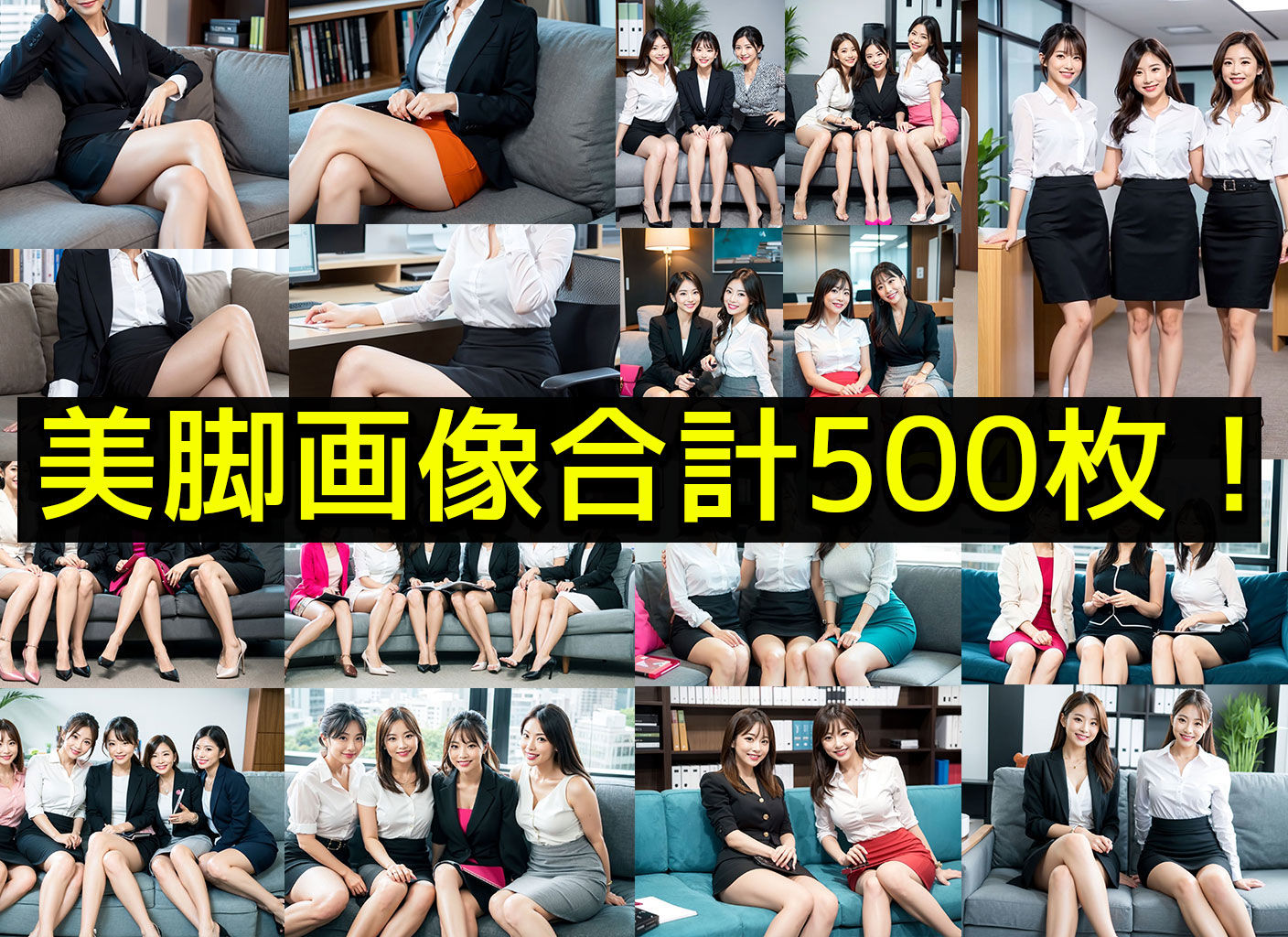 サンプル画像1:【OL美脚フェチマニア2】オフィスレディの日常のチラリズム(リアル日替わりさん) [d_338576]