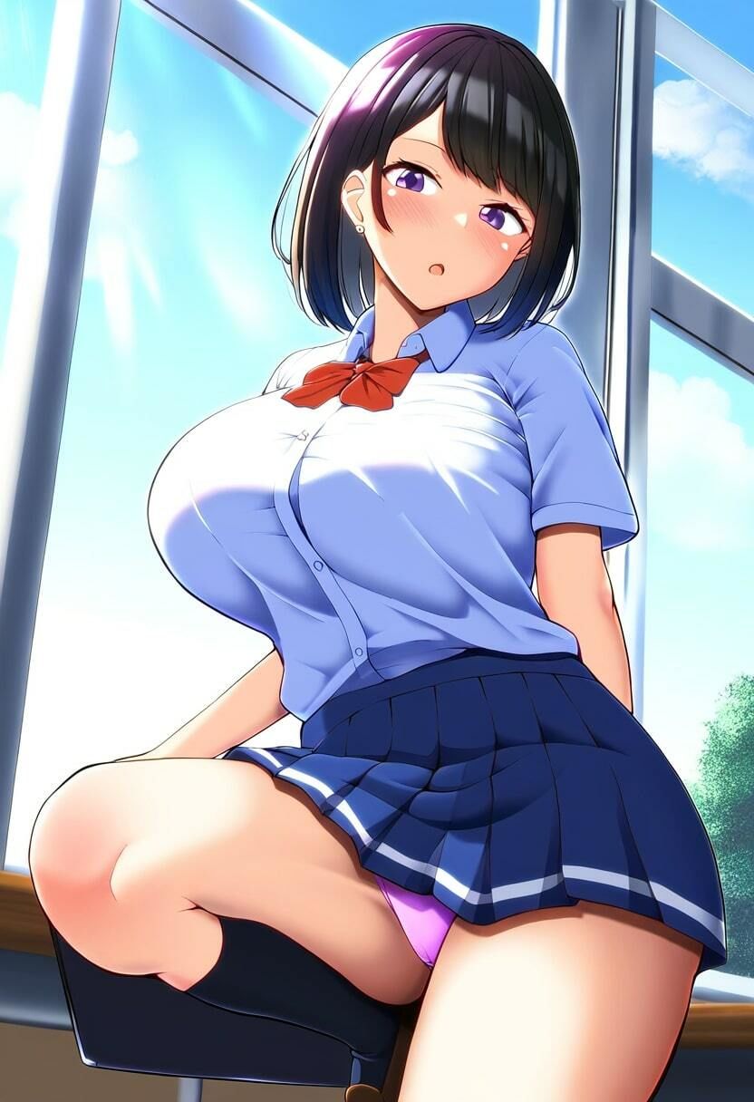 サンプル画像6:エロい巨乳JKと拘束プレイ！中出しレ●プでハメる！(9LAYERED) [d_338619]