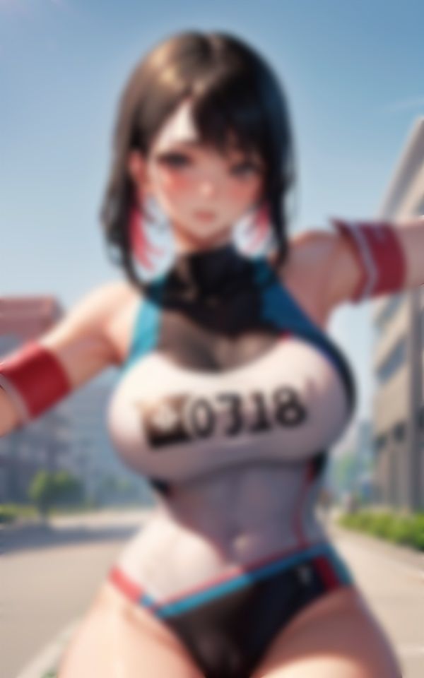 サンプル画像1:陸上競技中なんだけど…Hな目ですごい見られてる？(panpanyama1) [d_338633]