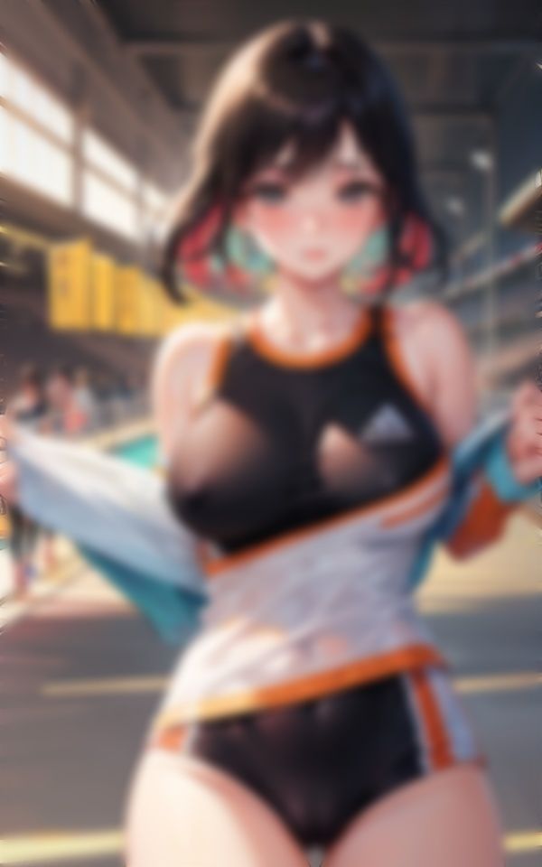 サンプル画像3:陸上競技中なんだけど…Hな目ですごい見られてる？(panpanyama1) [d_338633]