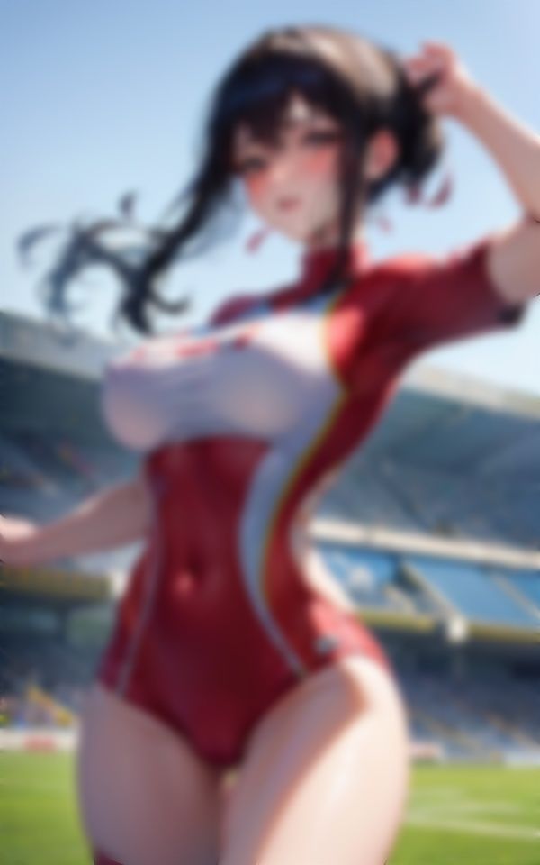 サンプル画像5:陸上競技中なんだけど…Hな目ですごい見られてる？(panpanyama1) [d_338633]