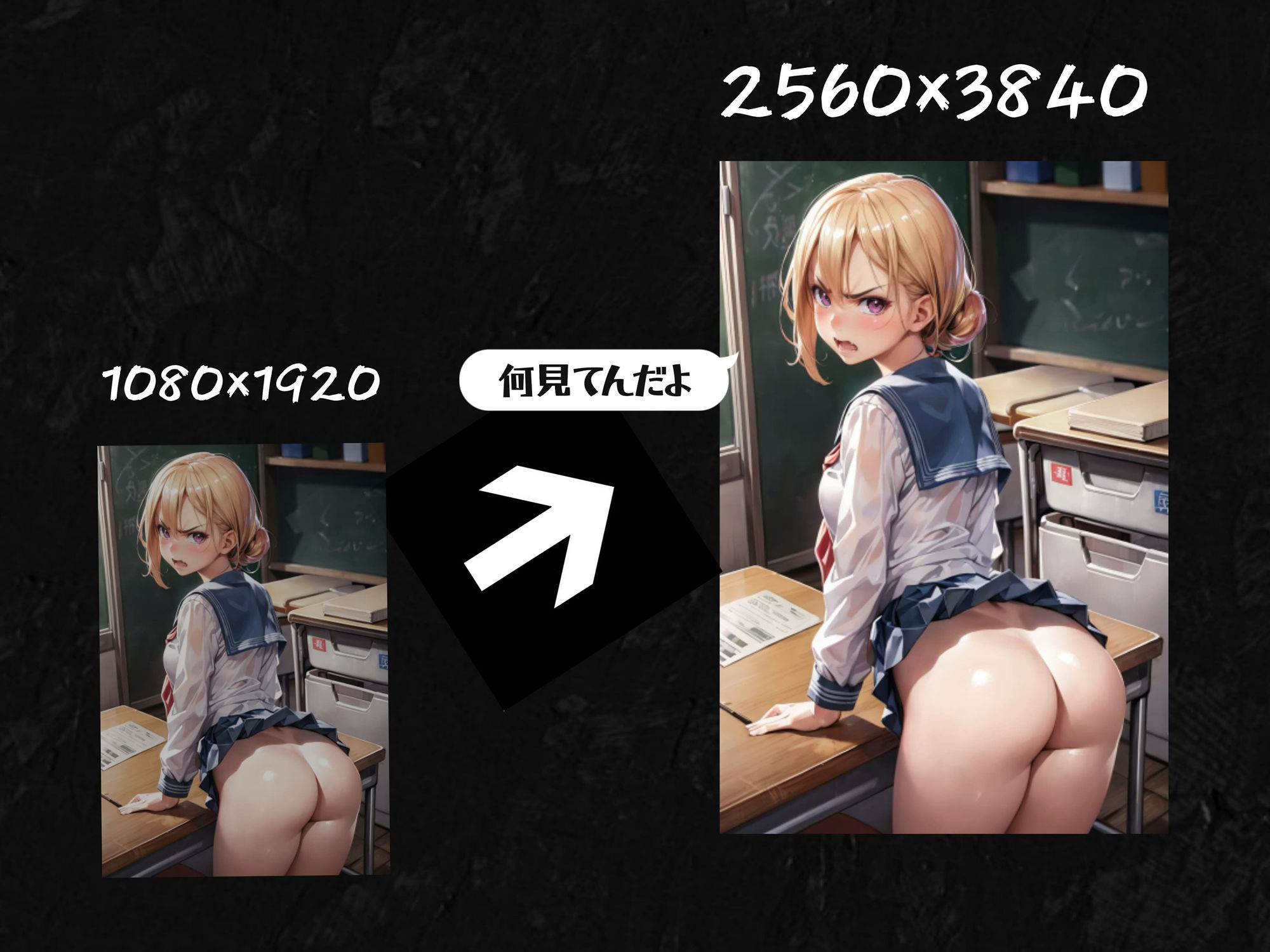 サンプル画像3:レ●プされた女子校生 ーガチギレ美女編ー(violence  boy) [d_338636]