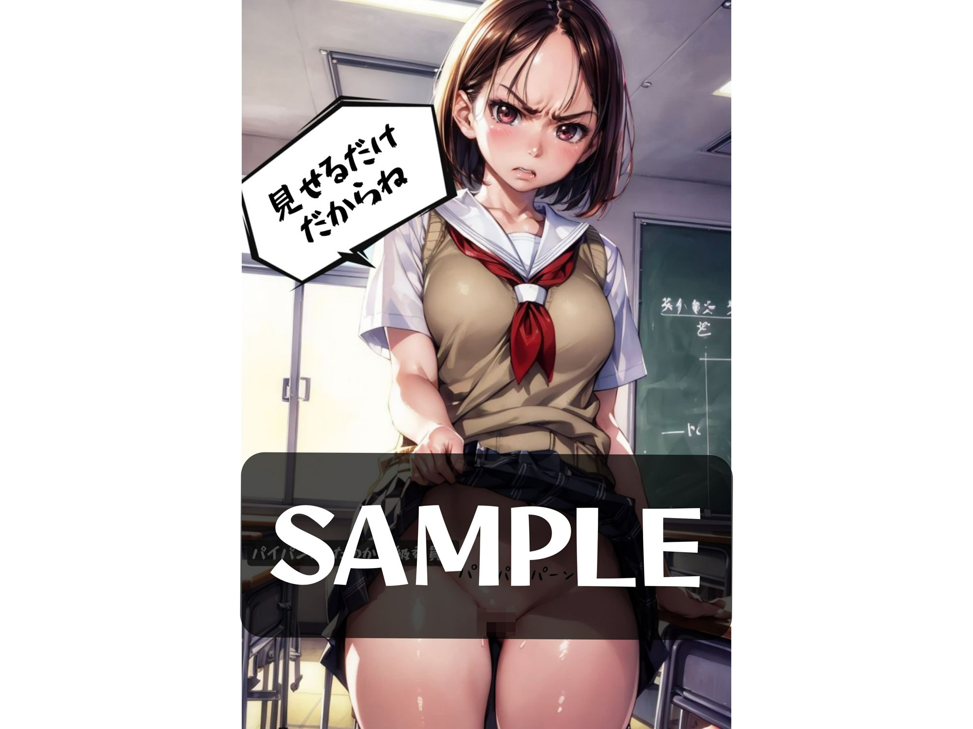 サンプル画像5:レ●プされた女子校生 ーガチギレ美女編ー(violence  boy) [d_338636]